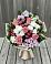Букет цветов из: Альстромерии, Гвоздики, Розы и Хризантемы в Старощербиновской