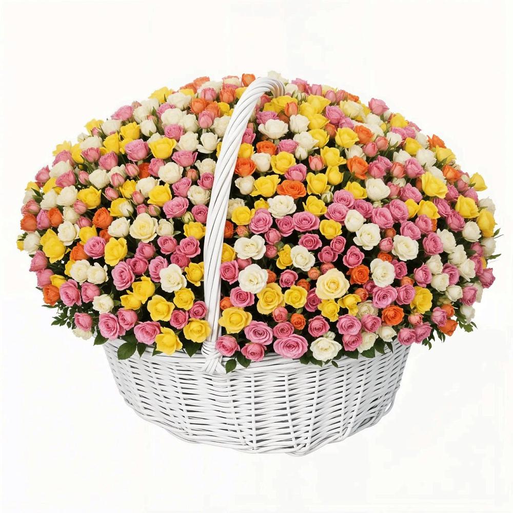 Премиум букет из: Розы в Старощербиновской