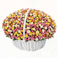 Премиум букет из: Розы в Старощербиновской