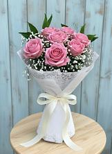 Букет цветов из:  Розы в Старощербиновской