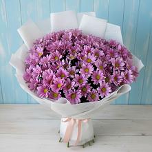 Букет цветов из:  Хризантемы в Старощербиновской
