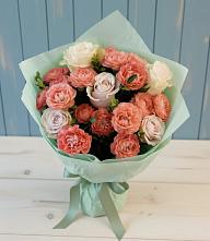 Букет цветов из:  Розы в Старощербиновской