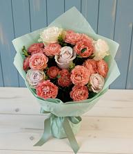 Букет цветов из:  Розы в Старощербиновской