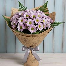 Букет цветов из:  Хризантемы в Старощербиновской