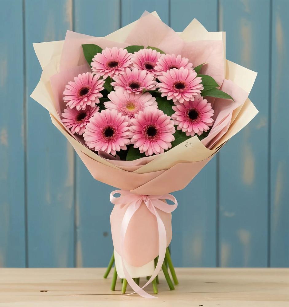 Букет цветов из: Герберы в Старощербиновской