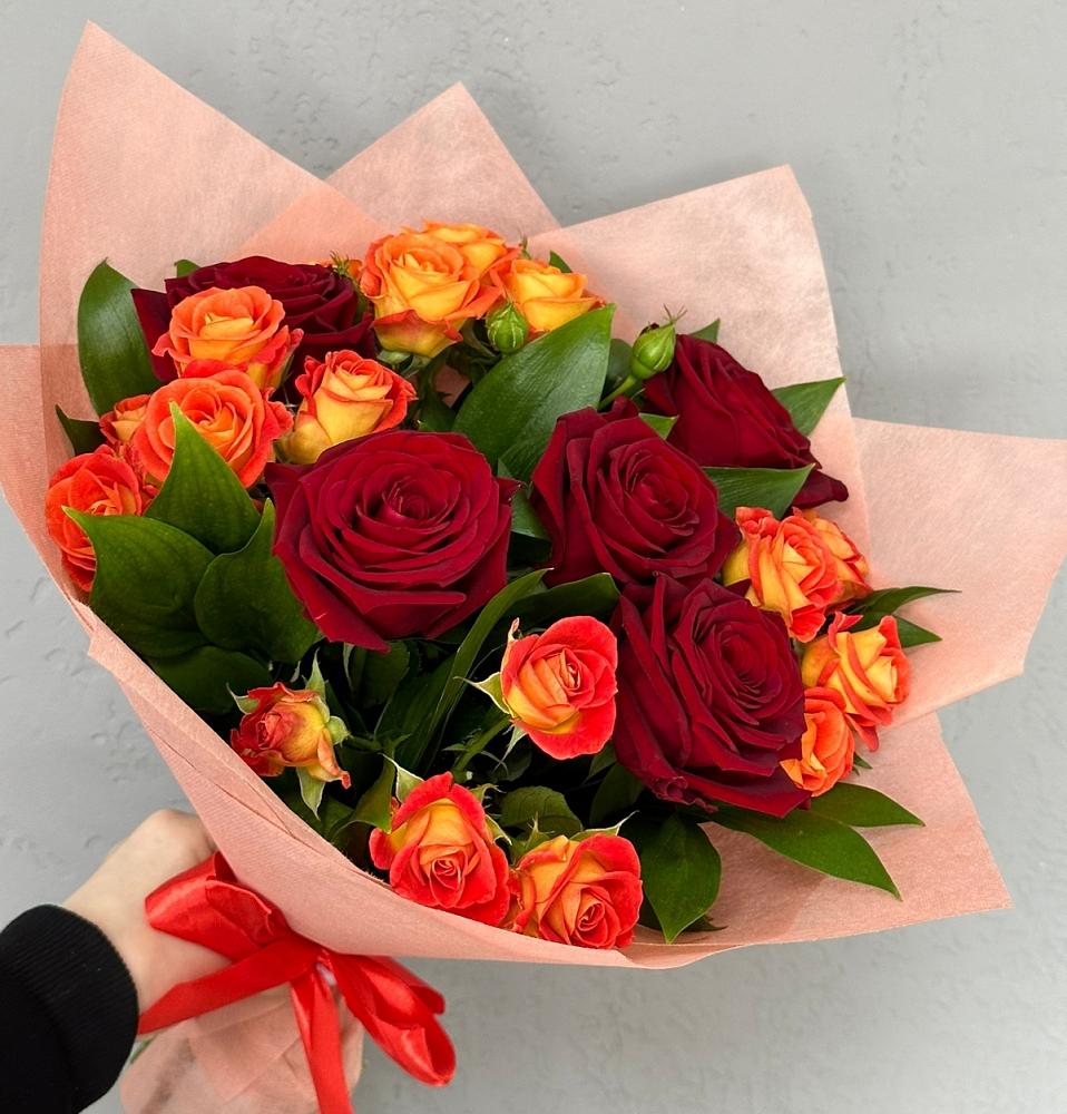 Букет Любовь и восторг в Старощербиновской