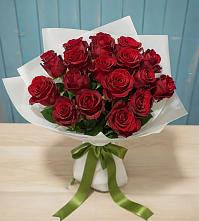 Букет Красные розы в Старощербиновской