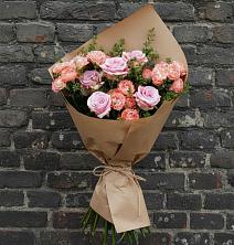 Букет цветов из:  Розы в Старощербиновской