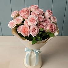 Букет Розовый шарм в Старощербиновской
