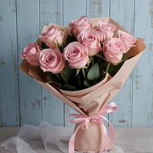 Букет цветов из:  Розы в Старощербиновской