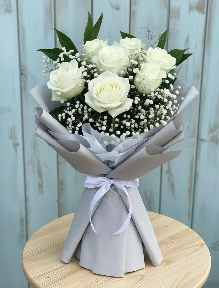 Букет цветов из: Розы в Старощербиновской