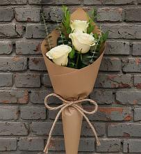 Букет цветов из:  Розы в Старощербиновской