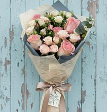 Букет цветов из:  Розы в Старощербиновской