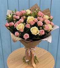Букет цветов из:  Розы #REPLACE_PRED# Старощербиновской