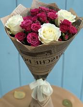 Букет цветов из:  Розы #REPLACE_PRED# Старощербиновской