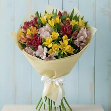 Букет цветов из:  Альстромерии в Старощербиновской