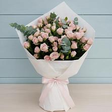 Букет цветов из:  Розы в Старощербиновской