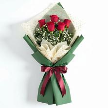Букет цветов из:  Розы в Старощербиновской
