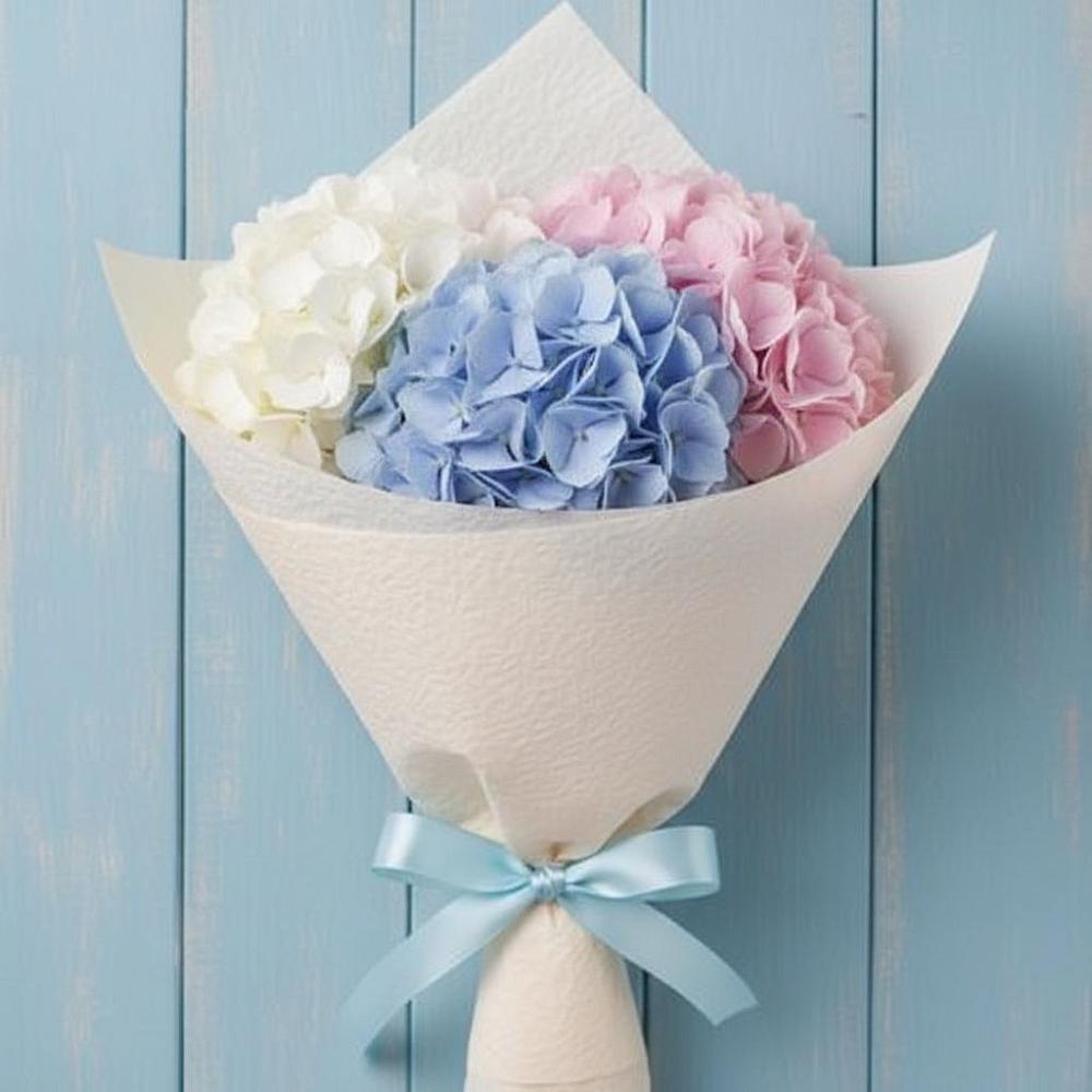 Букет цветов из: Гортензия в Старощербиновской