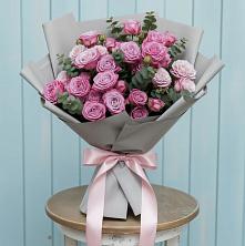 Букет цветов из:  Розы в Старощербиновской